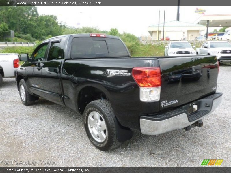 Black / Black 2010 Toyota Tundra TRD Double Cab 4x4
