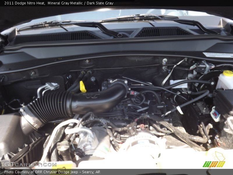 Mineral Gray Metallic / Dark Slate Gray 2011 Dodge Nitro Heat