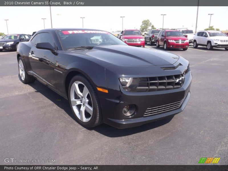 Black / Gray 2010 Chevrolet Camaro SS Coupe
