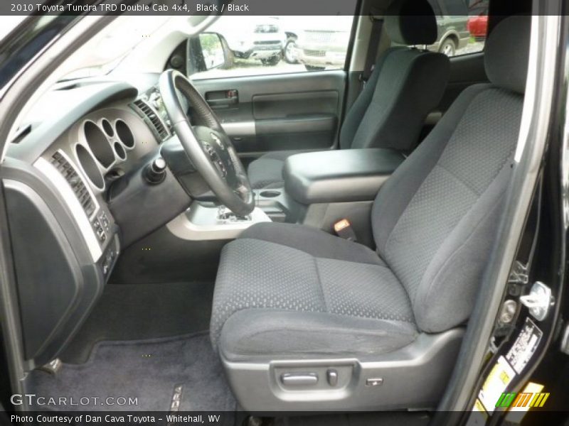 Black / Black 2010 Toyota Tundra TRD Double Cab 4x4