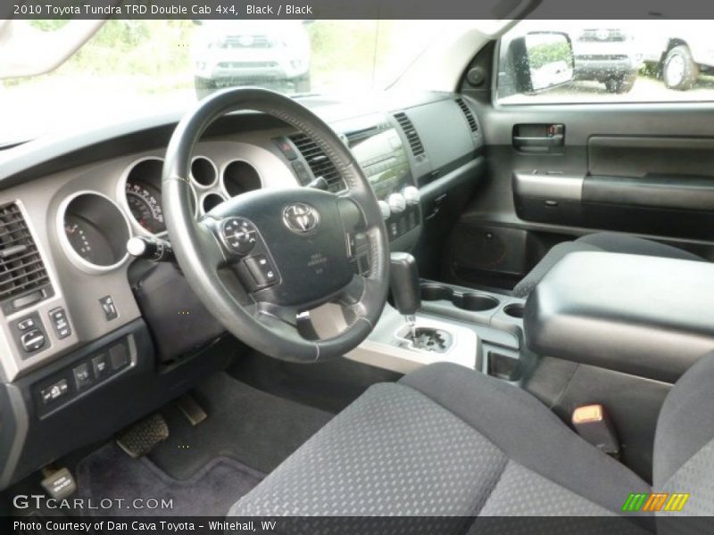 Black / Black 2010 Toyota Tundra TRD Double Cab 4x4