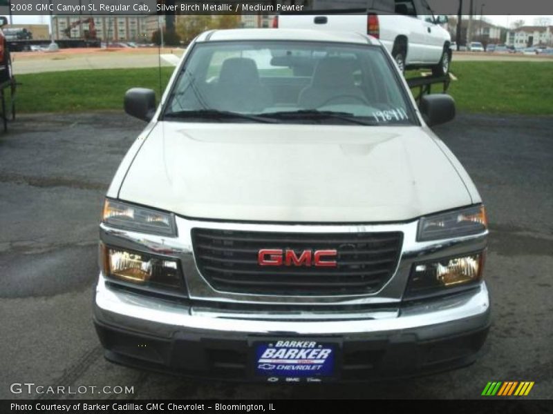 Silver Birch Metallic / Medium Pewter 2008 GMC Canyon SL Regular Cab