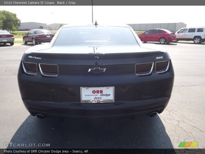 Black / Gray 2010 Chevrolet Camaro SS Coupe