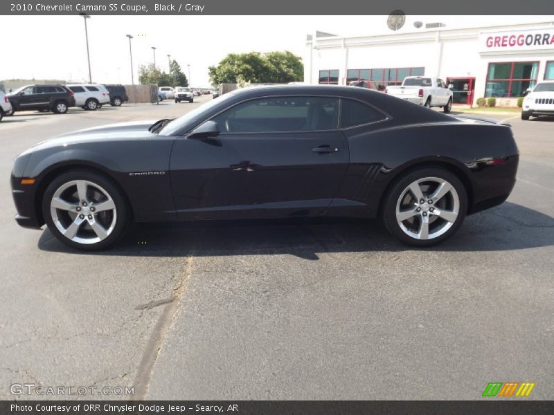 Black / Gray 2010 Chevrolet Camaro SS Coupe