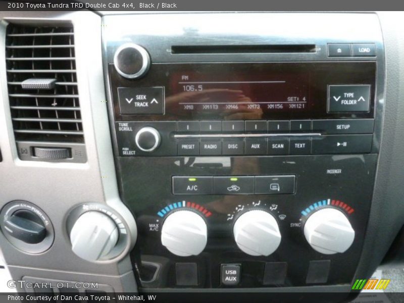 Black / Black 2010 Toyota Tundra TRD Double Cab 4x4