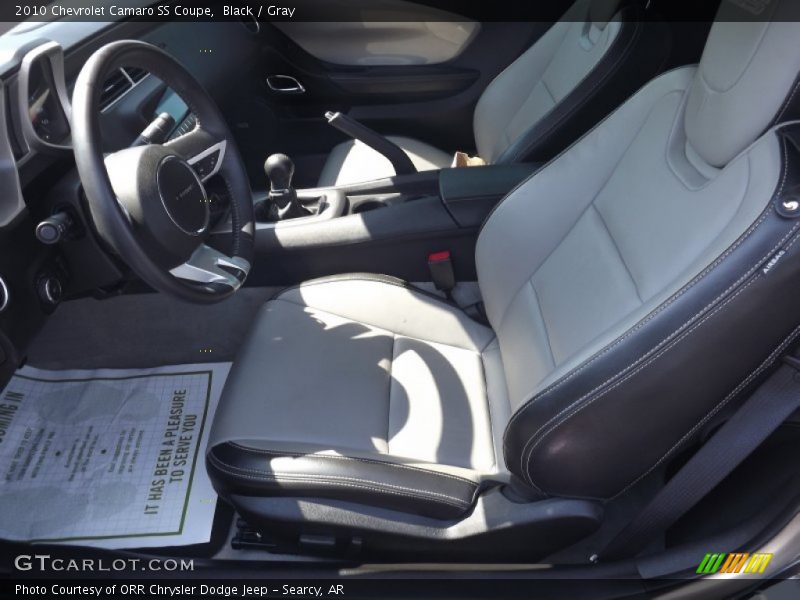 Black / Gray 2010 Chevrolet Camaro SS Coupe