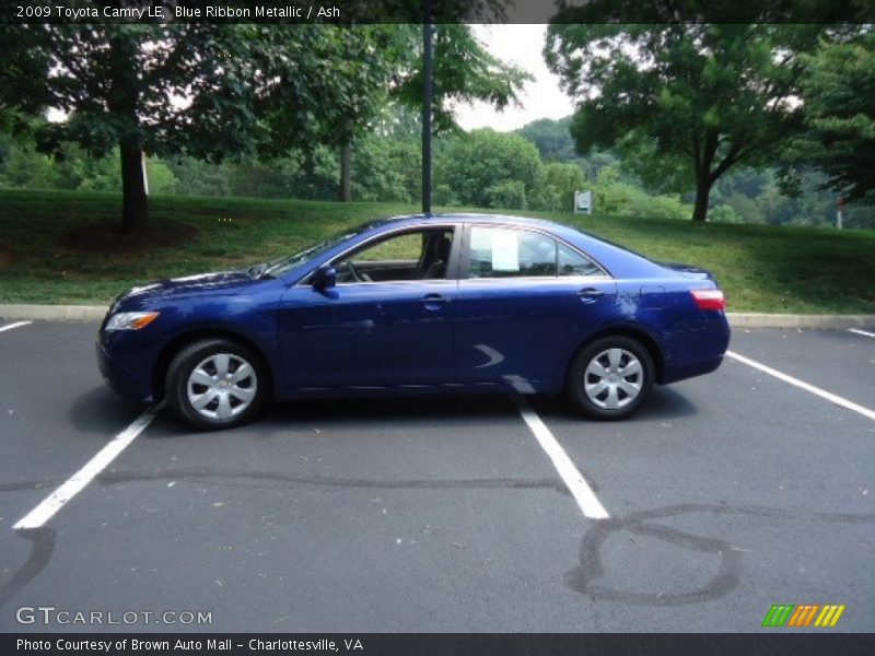 Blue Ribbon Metallic / Ash 2009 Toyota Camry LE