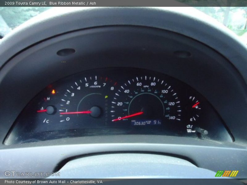 Blue Ribbon Metallic / Ash 2009 Toyota Camry LE