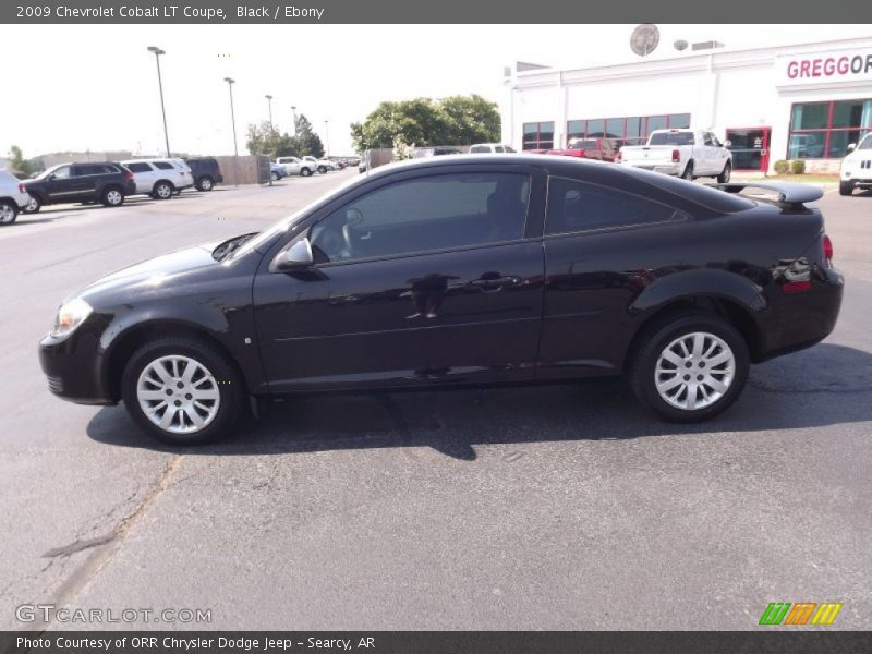 Black / Ebony 2009 Chevrolet Cobalt LT Coupe