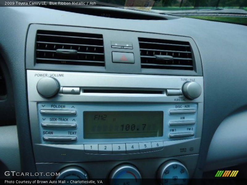 Blue Ribbon Metallic / Ash 2009 Toyota Camry LE