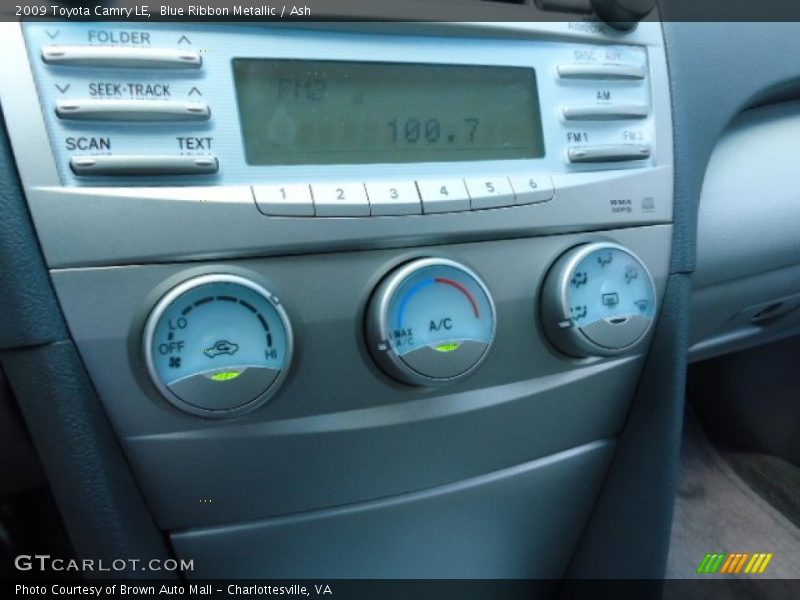 Blue Ribbon Metallic / Ash 2009 Toyota Camry LE