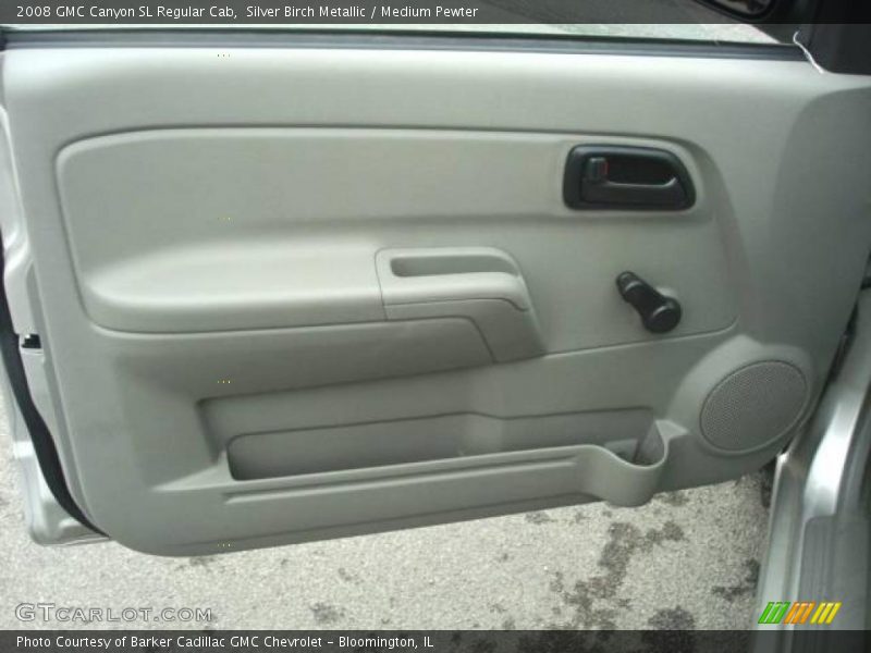 Silver Birch Metallic / Medium Pewter 2008 GMC Canyon SL Regular Cab