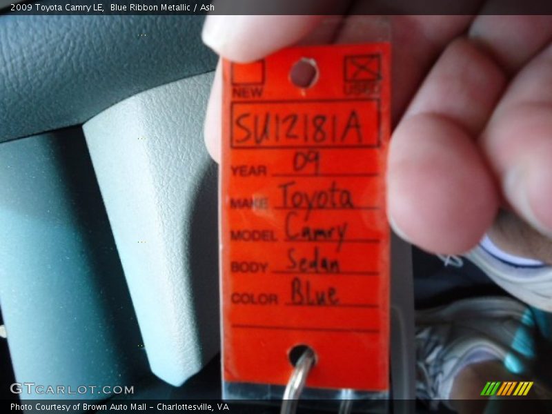 Blue Ribbon Metallic / Ash 2009 Toyota Camry LE