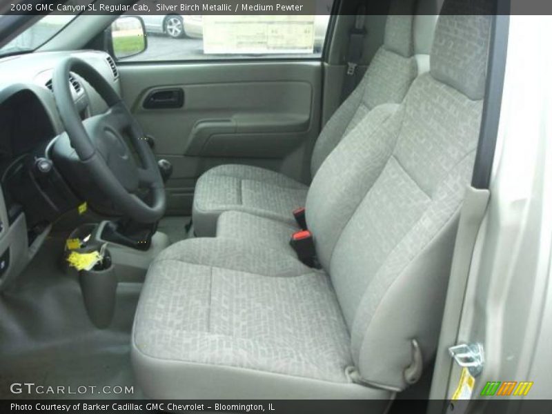 Silver Birch Metallic / Medium Pewter 2008 GMC Canyon SL Regular Cab
