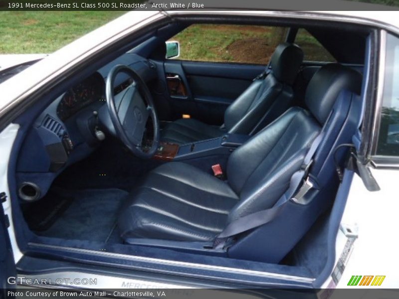  1991 SL Class 500 SL Roadster Blue Interior