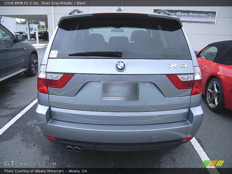 Silver Grey Metallic / Black 2008 BMW X3 3.0si