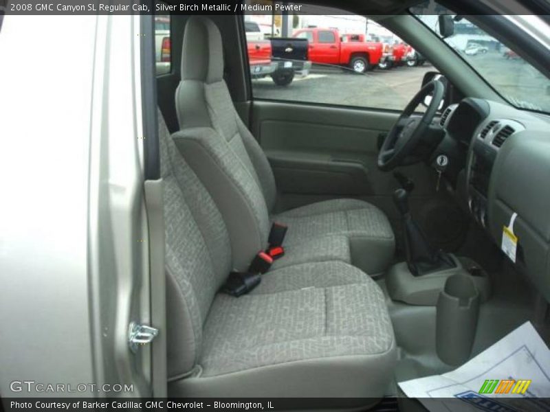 Silver Birch Metallic / Medium Pewter 2008 GMC Canyon SL Regular Cab
