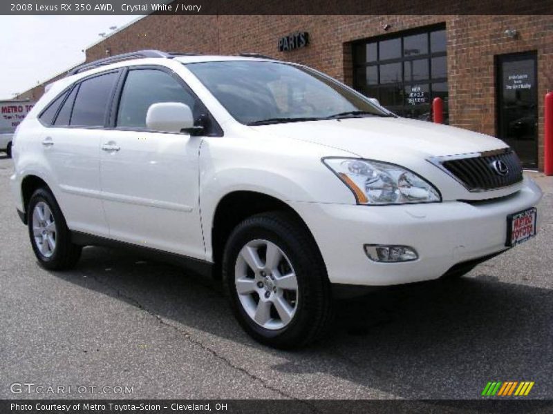 Crystal White / Ivory 2008 Lexus RX 350 AWD