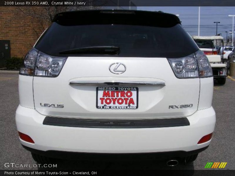 Crystal White / Ivory 2008 Lexus RX 350 AWD