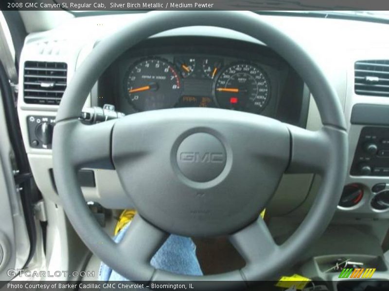 Silver Birch Metallic / Medium Pewter 2008 GMC Canyon SL Regular Cab