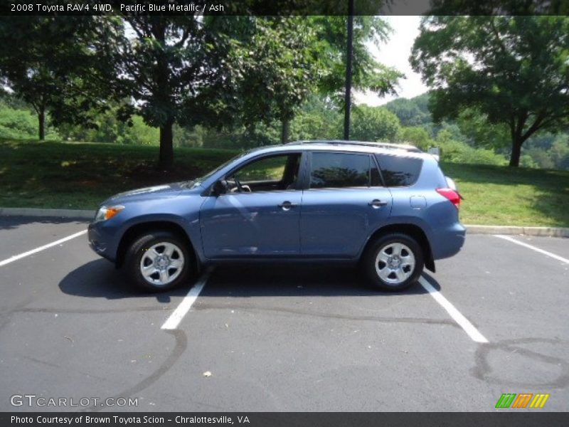 Pacific Blue Metallic / Ash 2008 Toyota RAV4 4WD