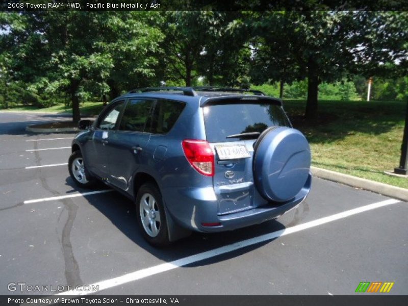 Pacific Blue Metallic / Ash 2008 Toyota RAV4 4WD