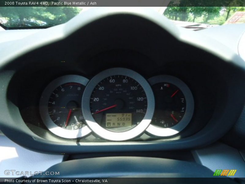 Pacific Blue Metallic / Ash 2008 Toyota RAV4 4WD
