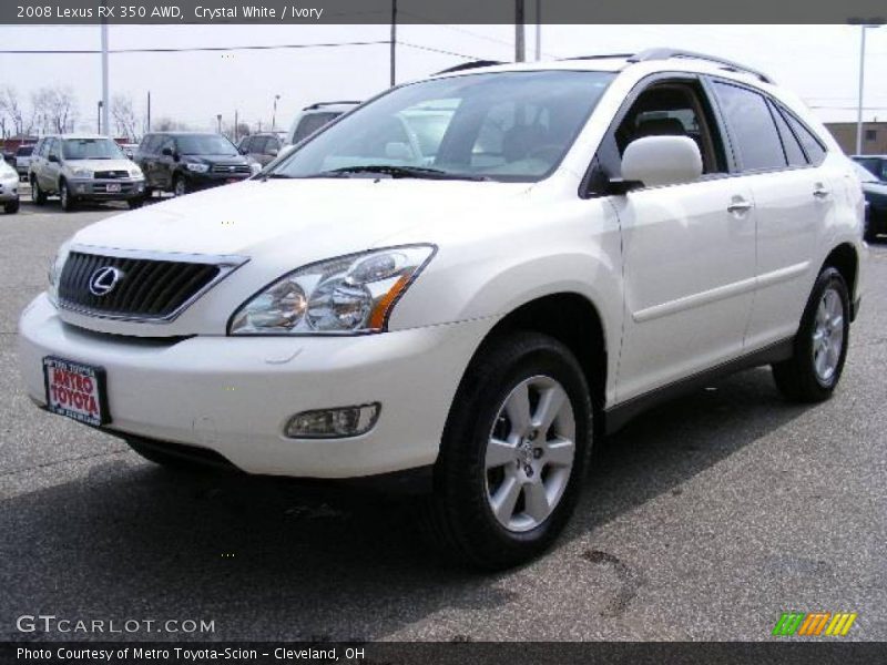 Crystal White / Ivory 2008 Lexus RX 350 AWD