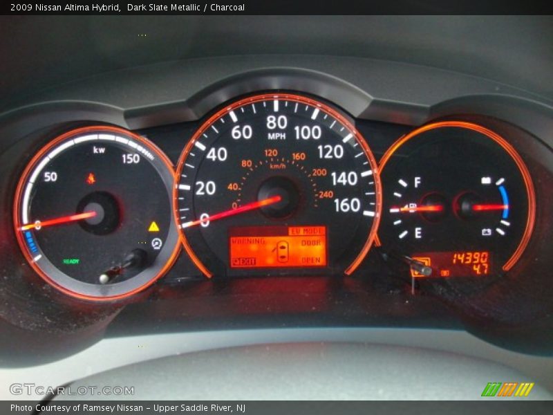 Dark Slate Metallic / Charcoal 2009 Nissan Altima Hybrid