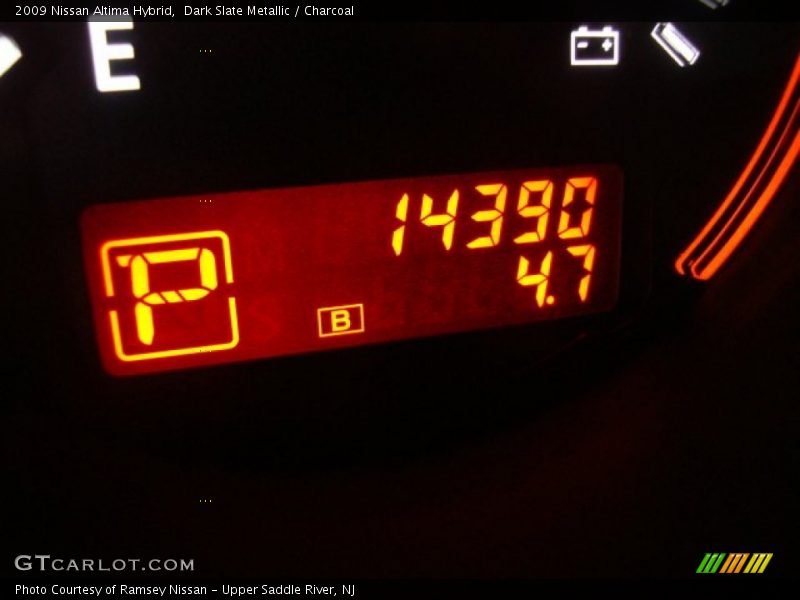 Dark Slate Metallic / Charcoal 2009 Nissan Altima Hybrid