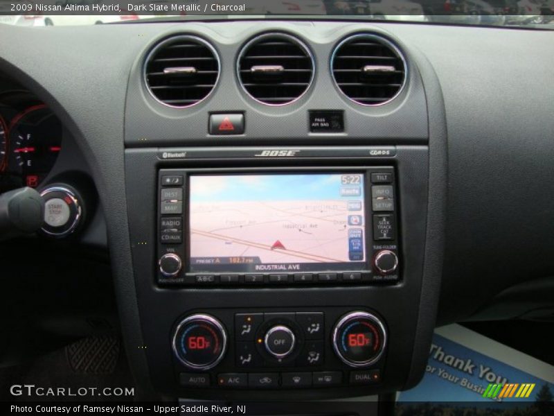 Dark Slate Metallic / Charcoal 2009 Nissan Altima Hybrid