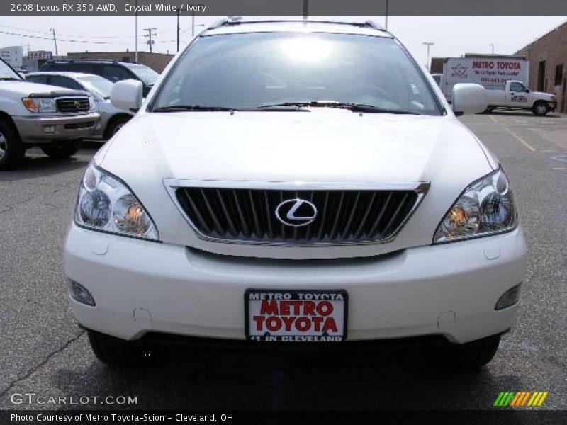 Crystal White / Ivory 2008 Lexus RX 350 AWD