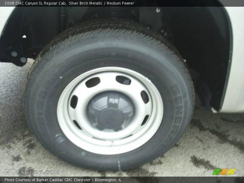 Silver Birch Metallic / Medium Pewter 2008 GMC Canyon SL Regular Cab