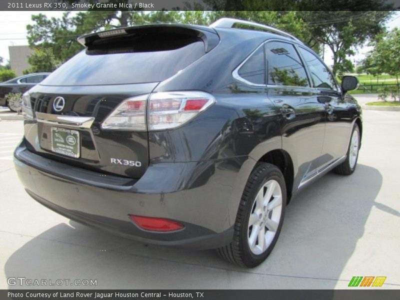 Smokey Granite Mica / Black 2011 Lexus RX 350