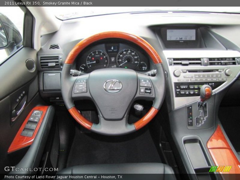 Smokey Granite Mica / Black 2011 Lexus RX 350