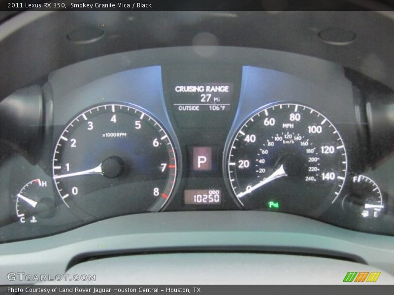  2011 RX 350 350 Gauges