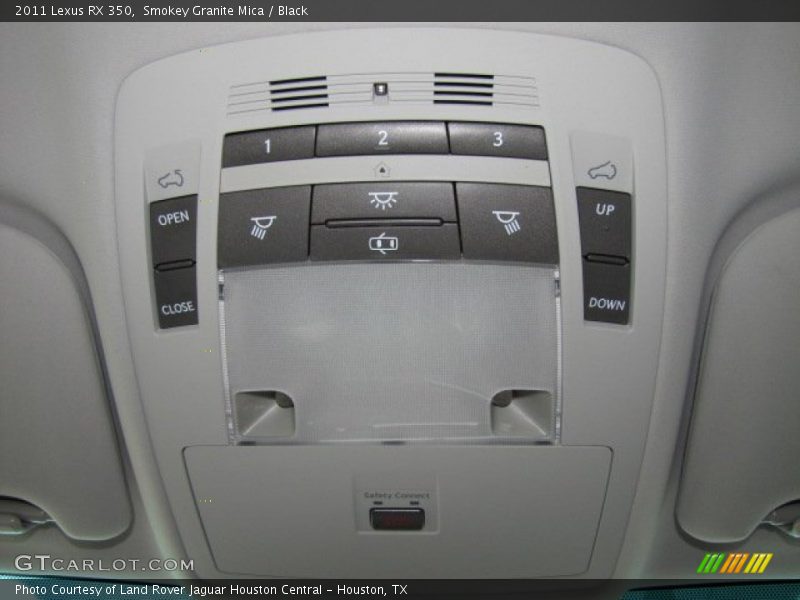 Controls of 2011 RX 350