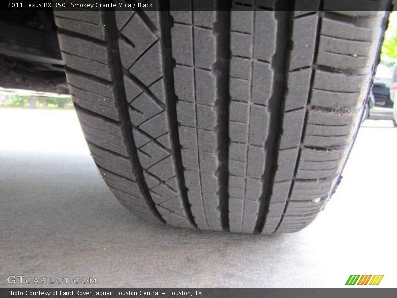 Smokey Granite Mica / Black 2011 Lexus RX 350
