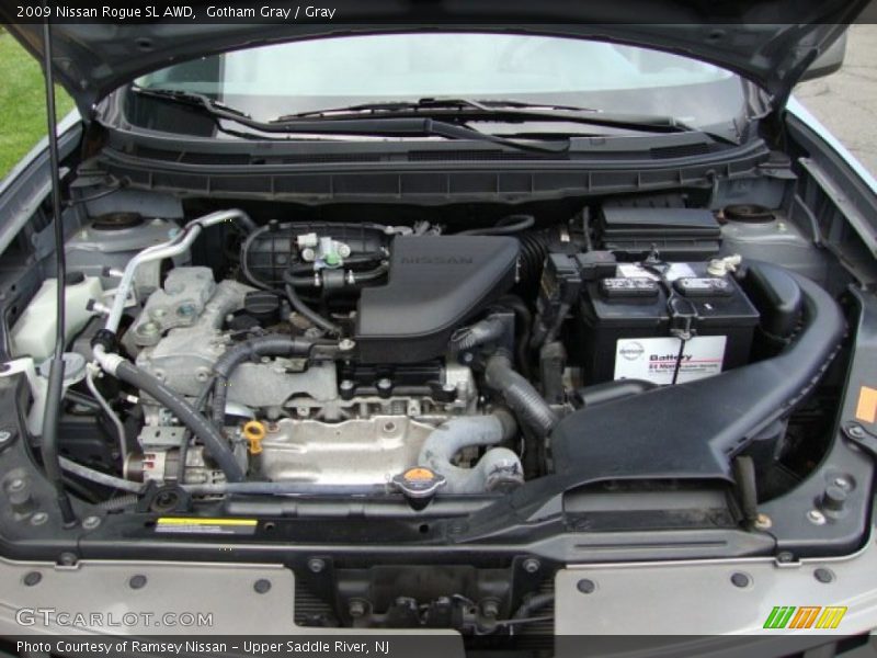 Gotham Gray / Gray 2009 Nissan Rogue SL AWD