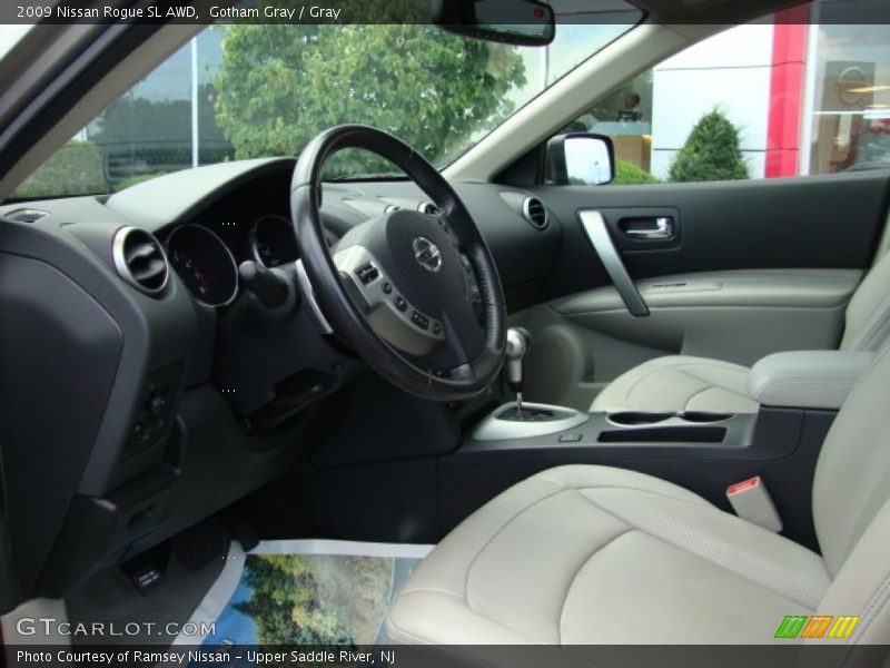 Gotham Gray / Gray 2009 Nissan Rogue SL AWD