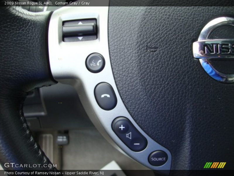 Gotham Gray / Gray 2009 Nissan Rogue SL AWD