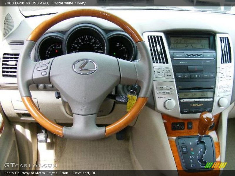 Crystal White / Ivory 2008 Lexus RX 350 AWD