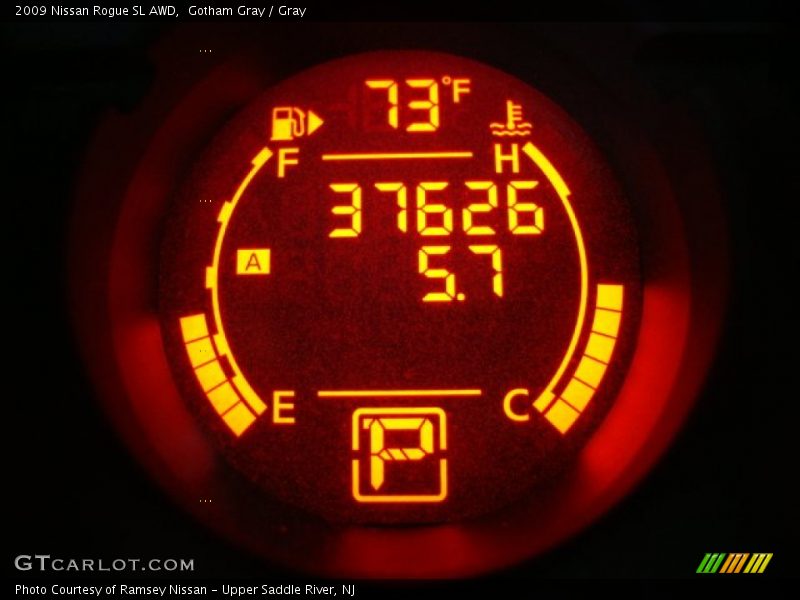 Gotham Gray / Gray 2009 Nissan Rogue SL AWD