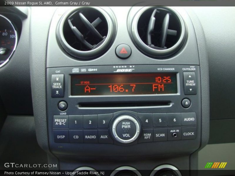 Gotham Gray / Gray 2009 Nissan Rogue SL AWD