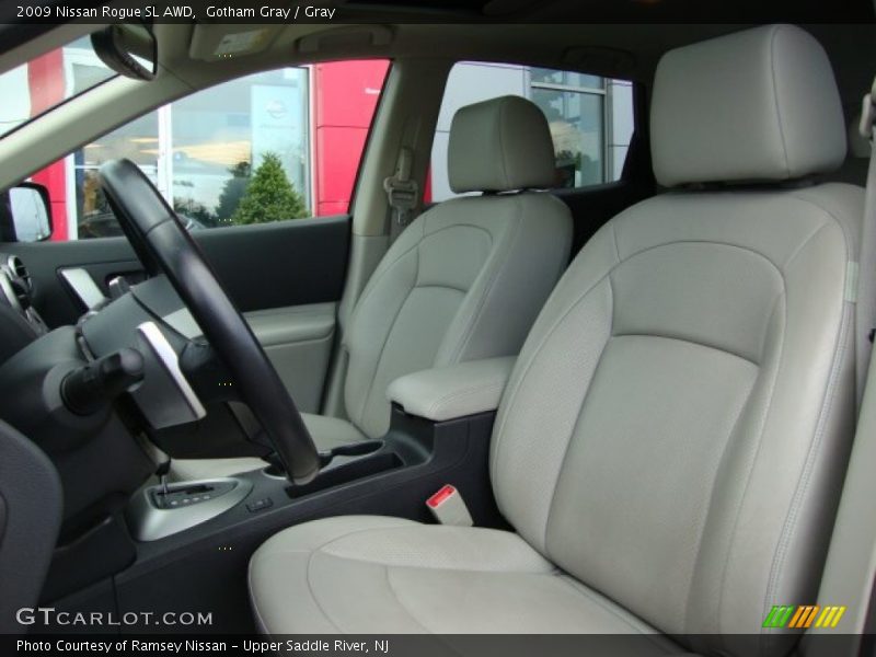 Gotham Gray / Gray 2009 Nissan Rogue SL AWD