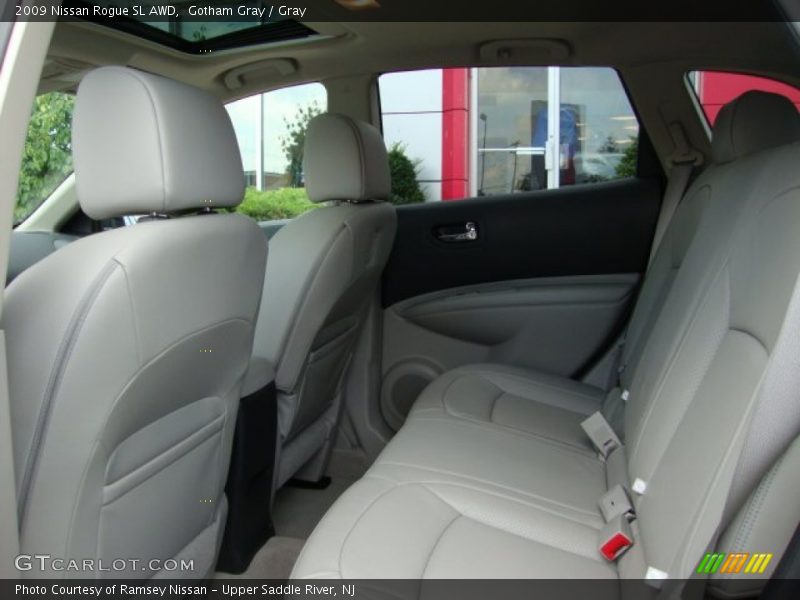 Gotham Gray / Gray 2009 Nissan Rogue SL AWD