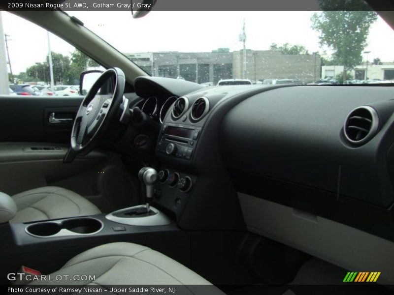 Gotham Gray / Gray 2009 Nissan Rogue SL AWD