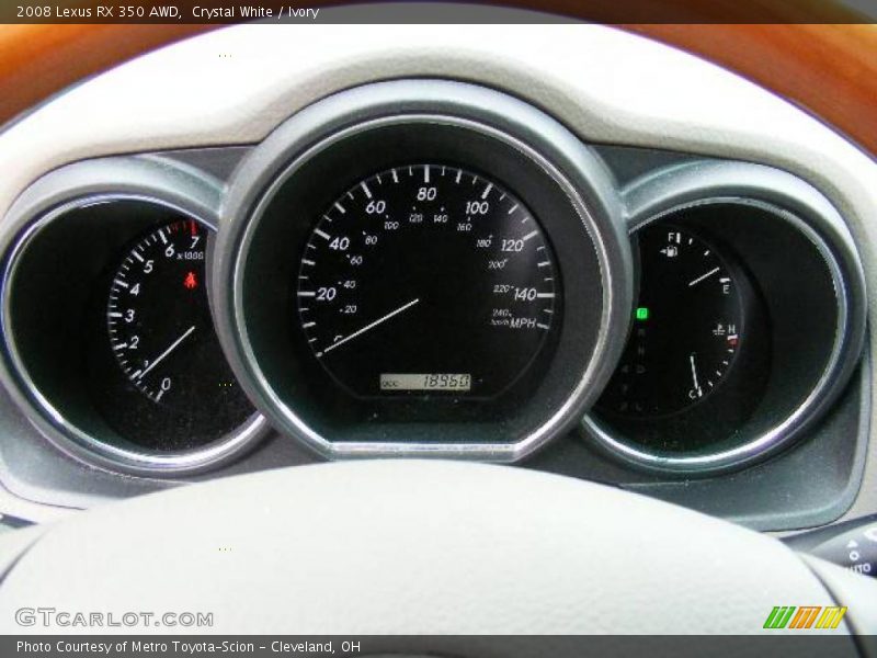 Crystal White / Ivory 2008 Lexus RX 350 AWD