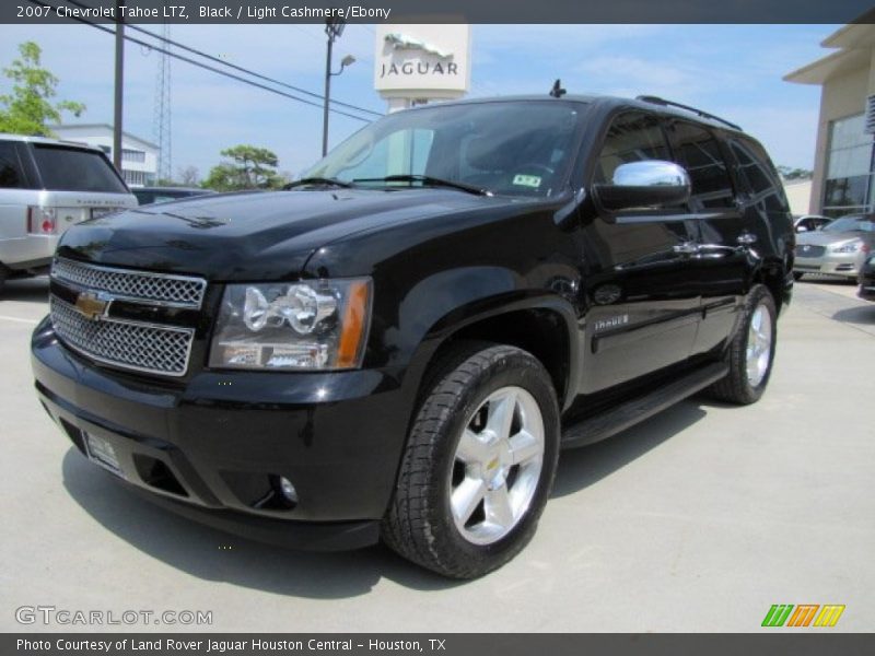 Black / Light Cashmere/Ebony 2007 Chevrolet Tahoe LTZ