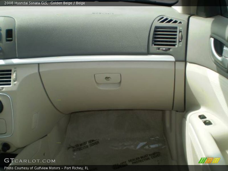 Golden Beige / Beige 2008 Hyundai Sonata GLS